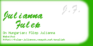 julianna fulep business card