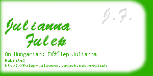 julianna fulep business card